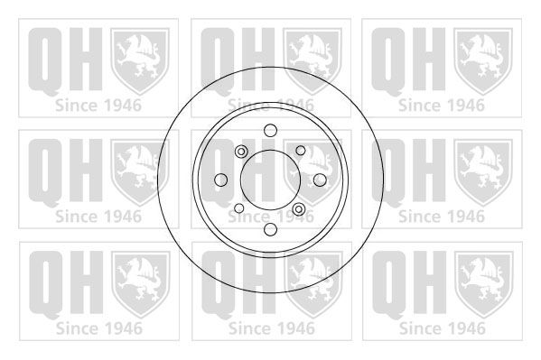 QUINTON HAZELL Тормозной диск BDC4953